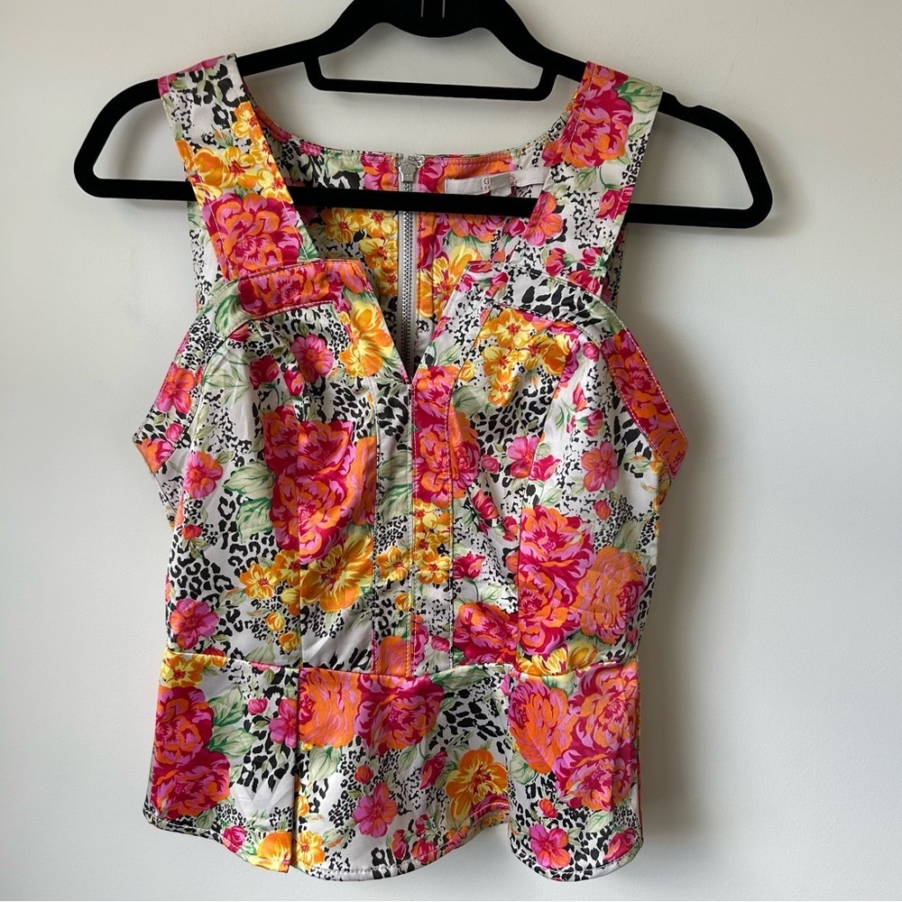 Guess Floral Y2K Tank Top